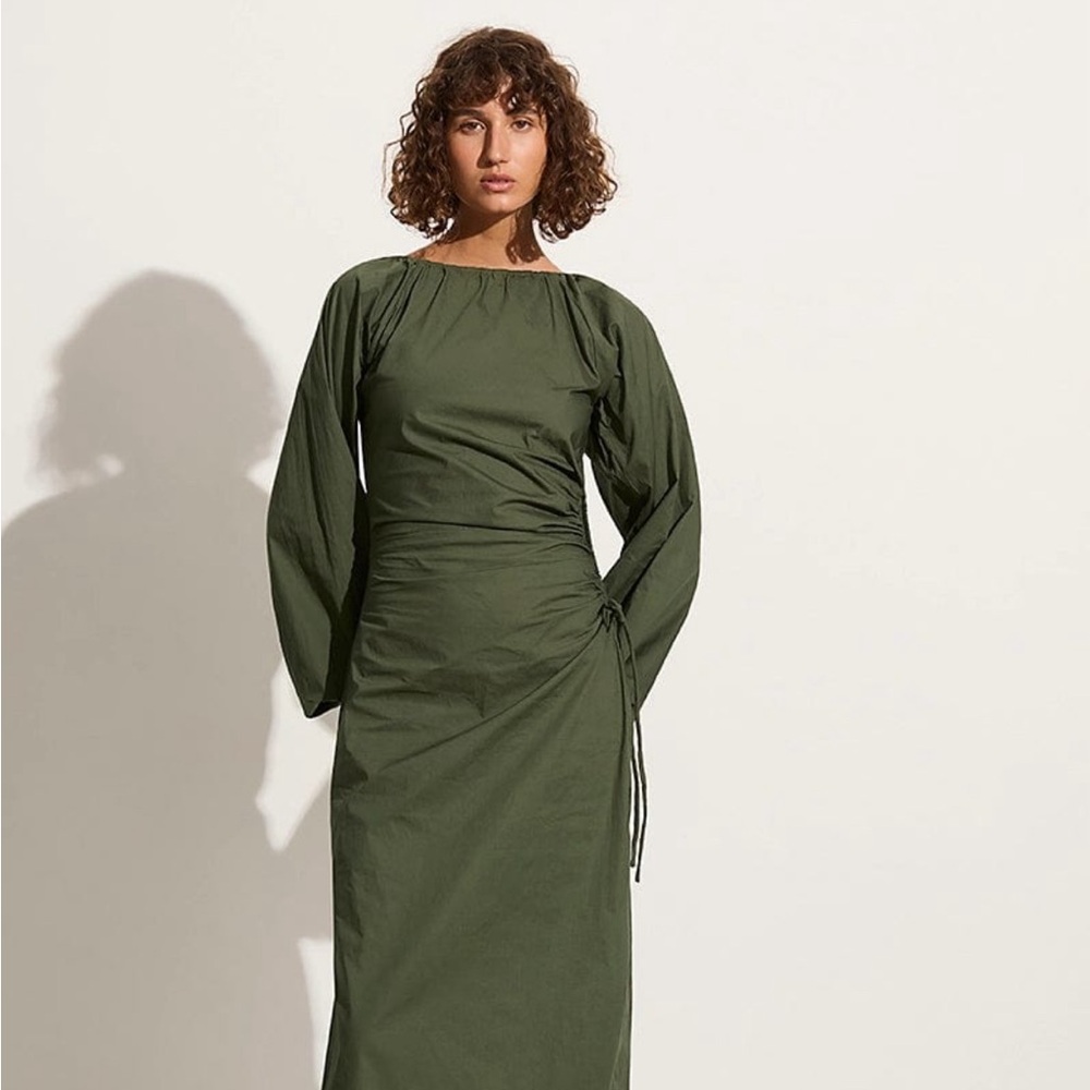 Faithfull The Brand - De Deus Midi Dress - Pine - Sz L